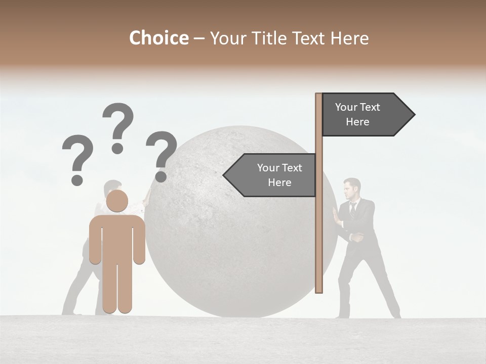 Opportunity Roll Stone PowerPoint Template