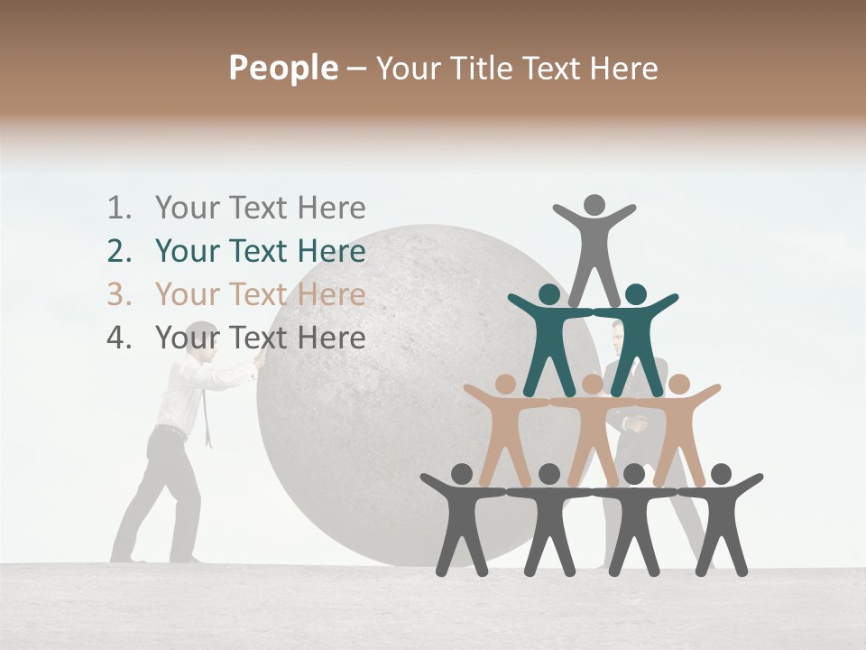 Opportunity Roll Stone PowerPoint Template
