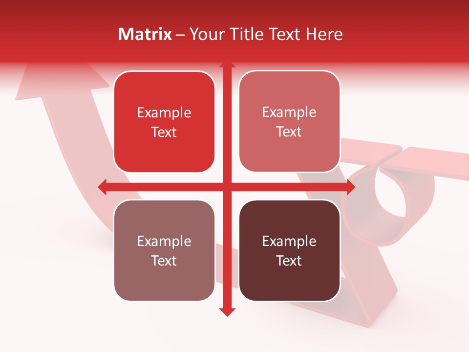 Increase Pathway Backdrop PowerPoint Template