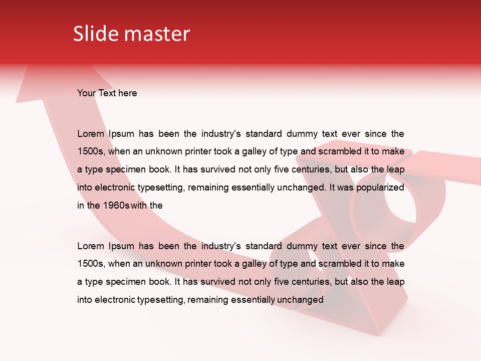 Increase Pathway Backdrop PowerPoint Template