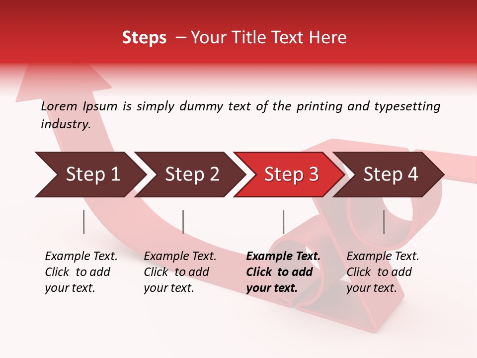 Increase Pathway Backdrop PowerPoint Template