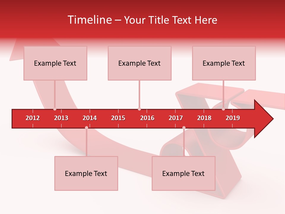 Increase Pathway Backdrop PowerPoint Template