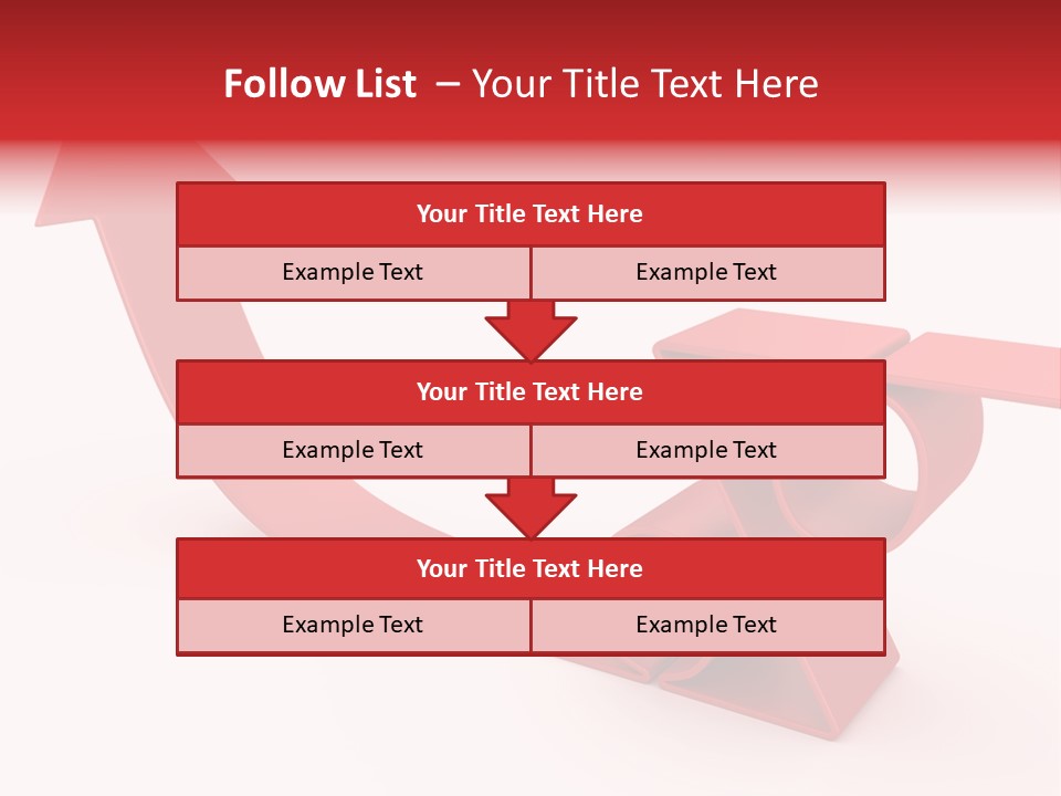 Increase Pathway Backdrop PowerPoint Template