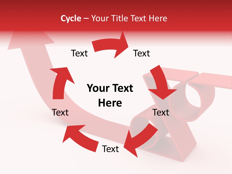 Increase Pathway Backdrop PowerPoint Template