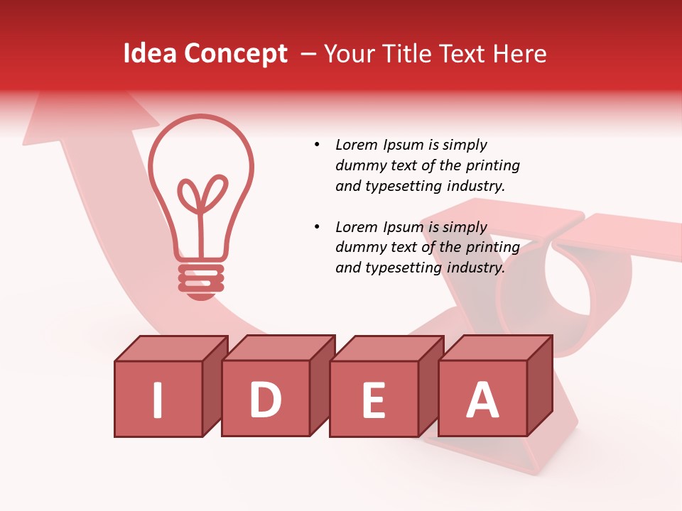 Increase Pathway Backdrop PowerPoint Template