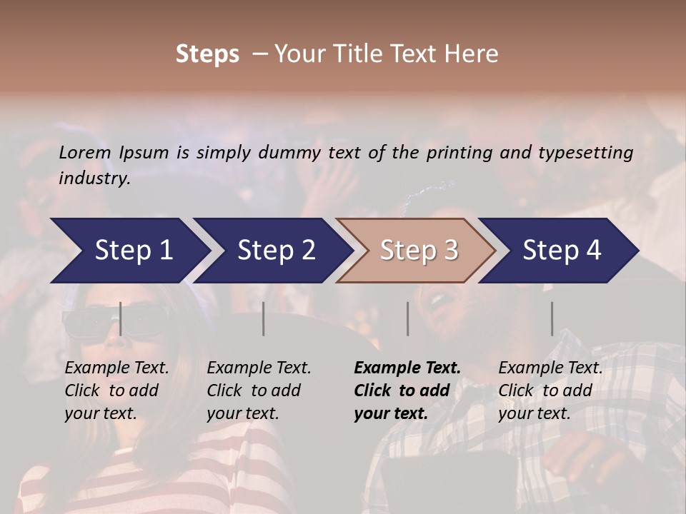 Relationship Entertain Person PowerPoint Template
