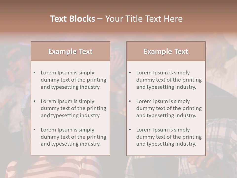 Relationship Entertain Person PowerPoint Template