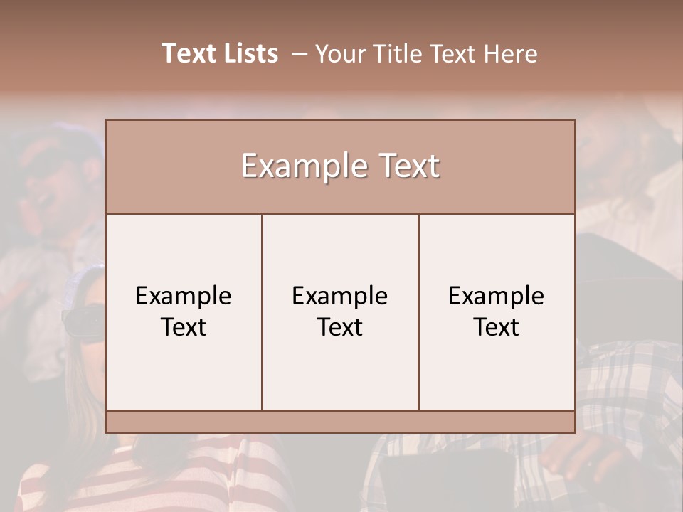 Relationship Entertain Person PowerPoint Template