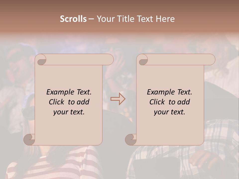 Relationship Entertain Person PowerPoint Template