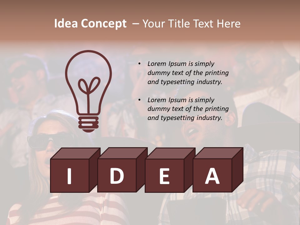 Relationship Entertain Person PowerPoint Template