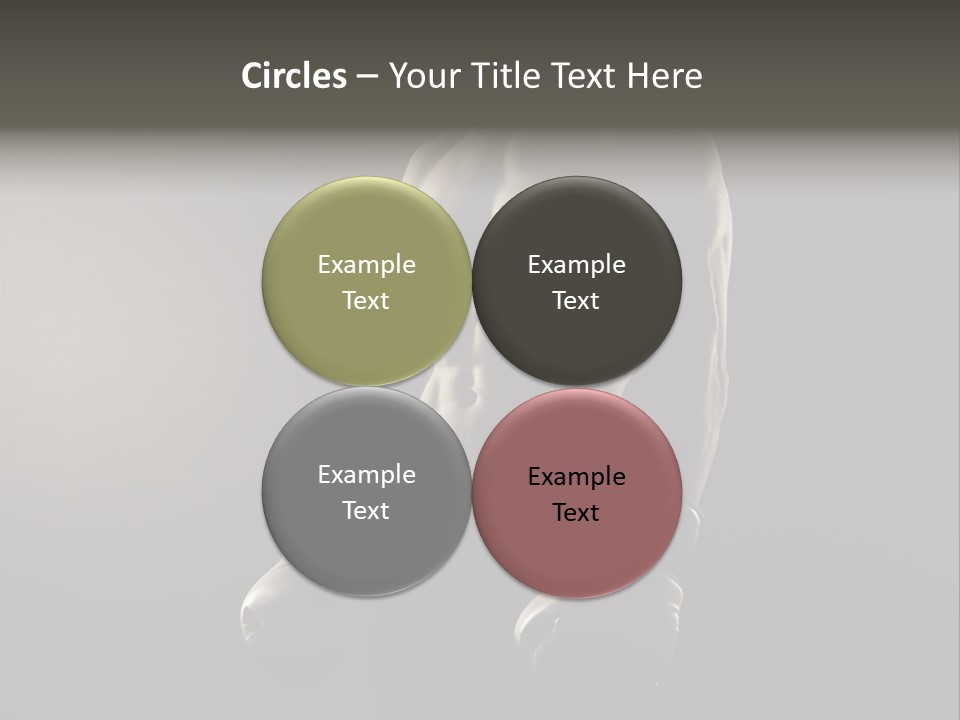 Sports Training Strongman Young Man PowerPoint Template