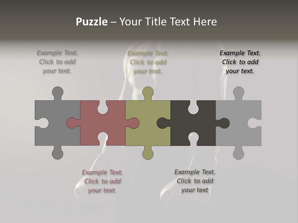 Sports Training Strongman Young Man PowerPoint Template