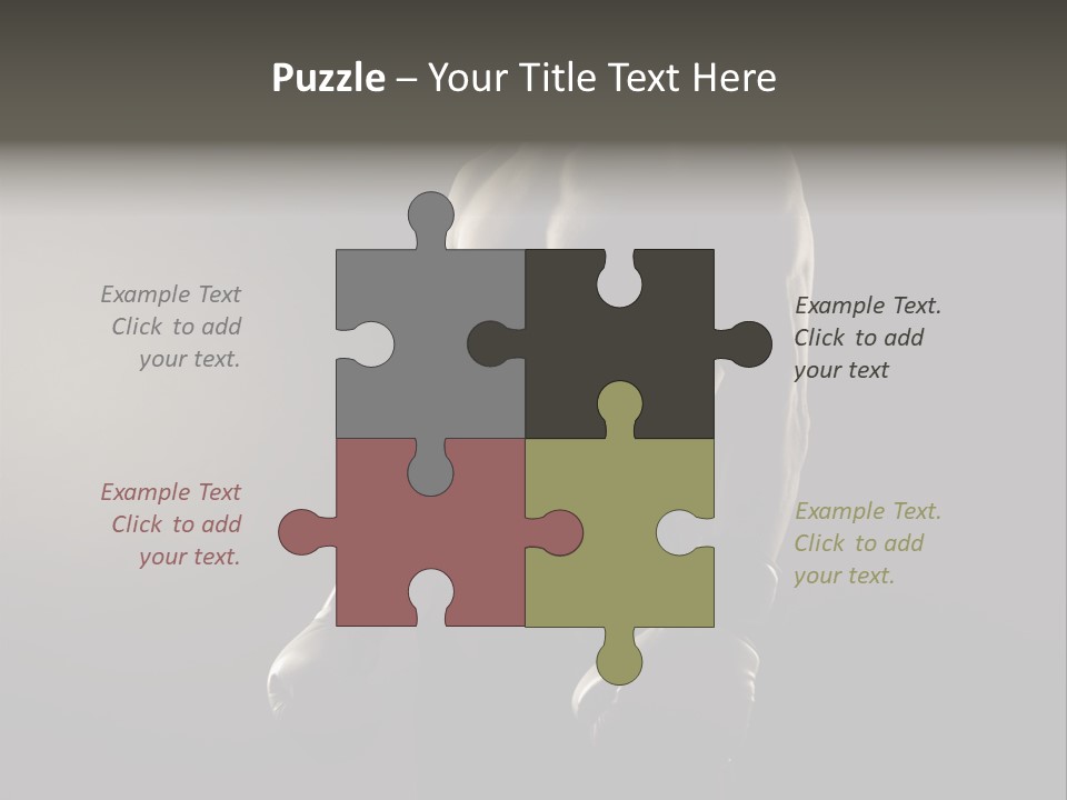 Sports Training Strongman Young Man PowerPoint Template