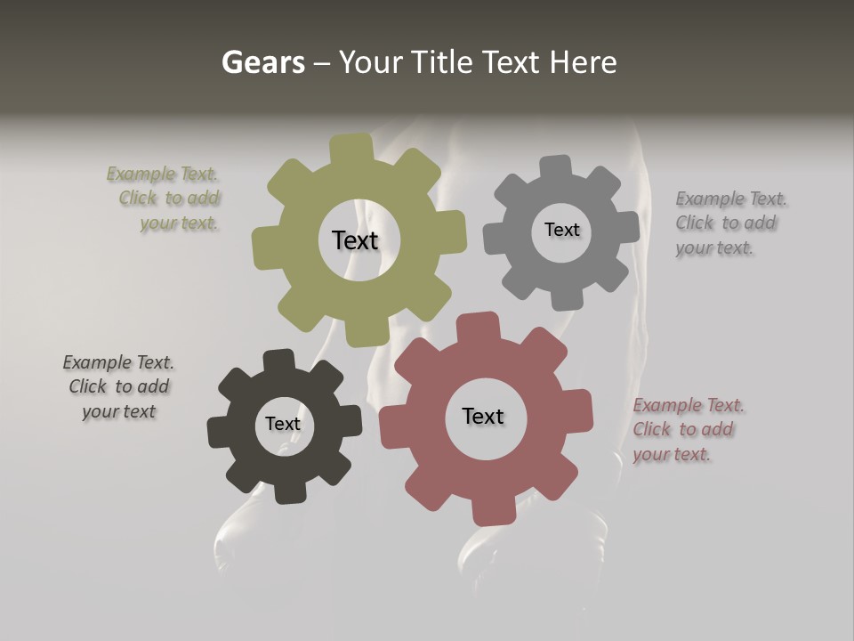 Sports Training Strongman Young Man PowerPoint Template
