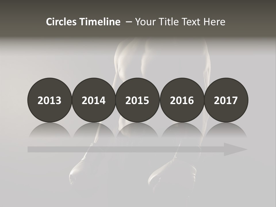 Sports Training Strongman Young Man PowerPoint Template