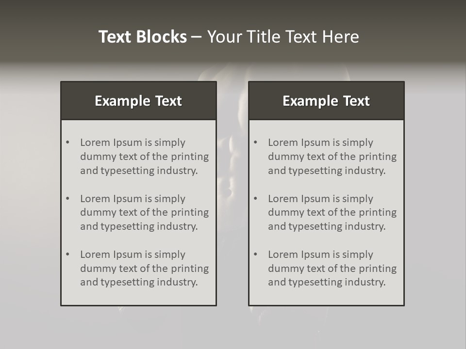 Sports Training Strongman Young Man PowerPoint Template
