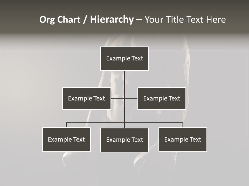 Sports Training Strongman Young Man PowerPoint Template