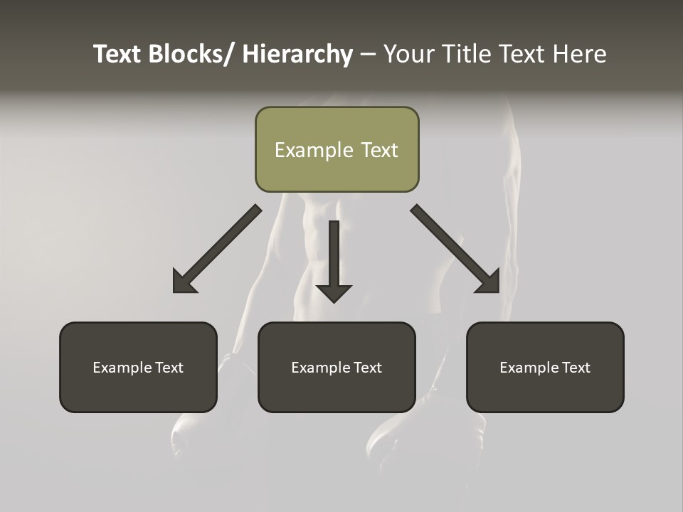 Sports Training Strongman Young Man PowerPoint Template