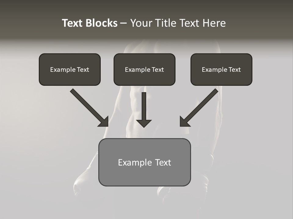 Sports Training Strongman Young Man PowerPoint Template
