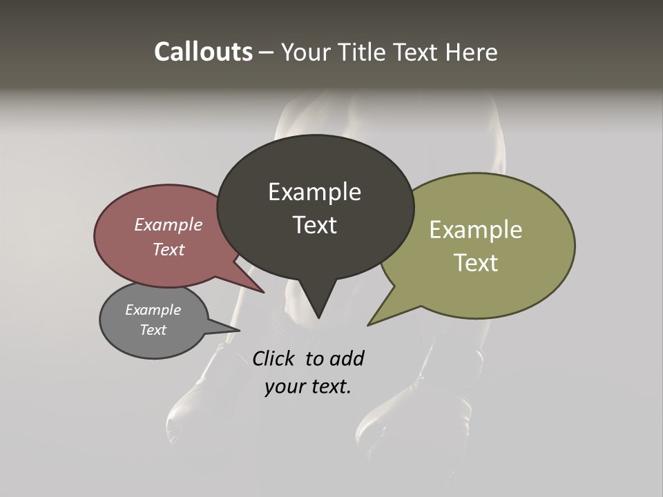 Sports Training Strongman Young Man PowerPoint Template