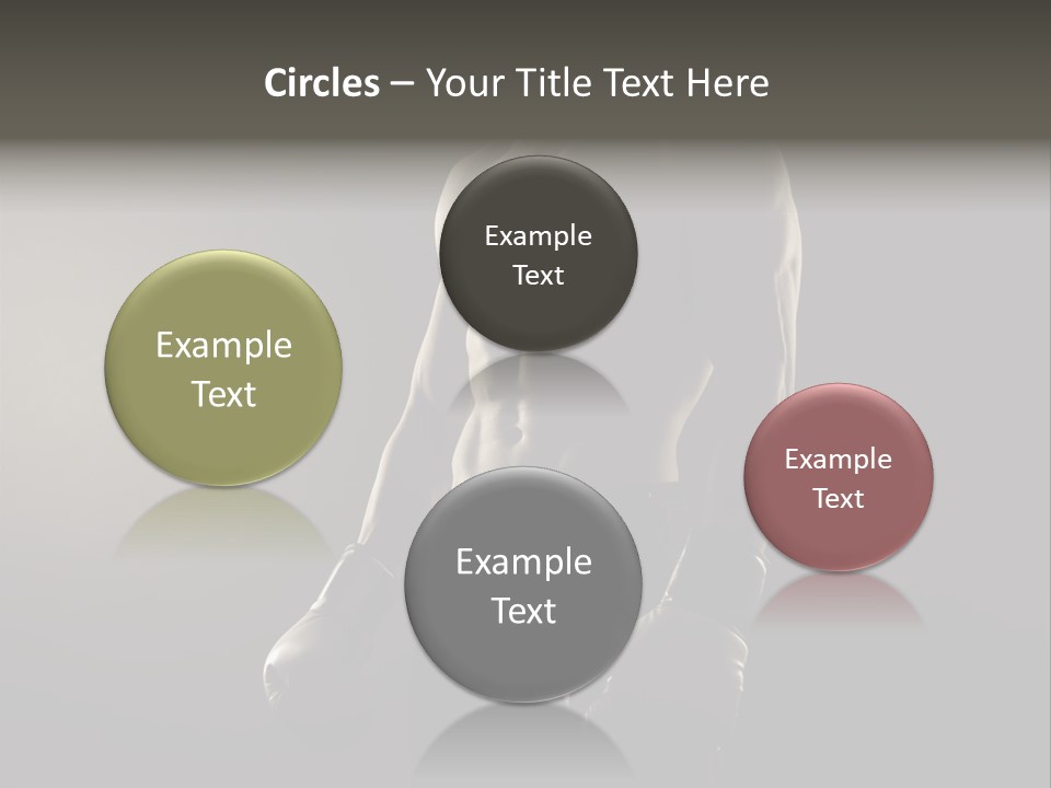 Sports Training Strongman Young Man PowerPoint Template