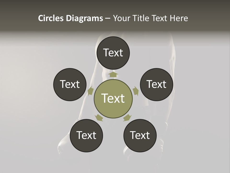 Sports Training Strongman Young Man PowerPoint Template