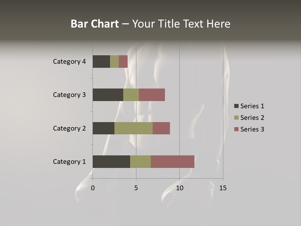 Sports Training Strongman Young Man PowerPoint Template