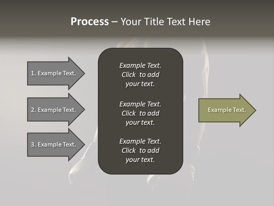 Sports Training Strongman Young Man PowerPoint Template