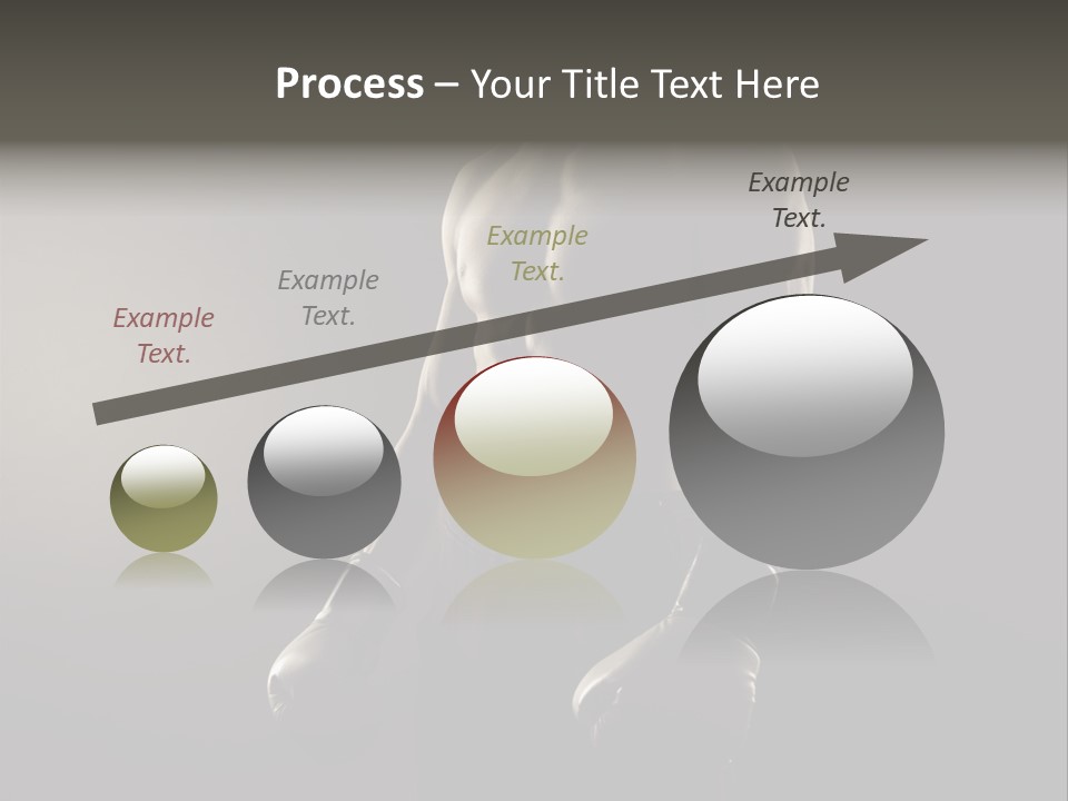 Sports Training Strongman Young Man PowerPoint Template