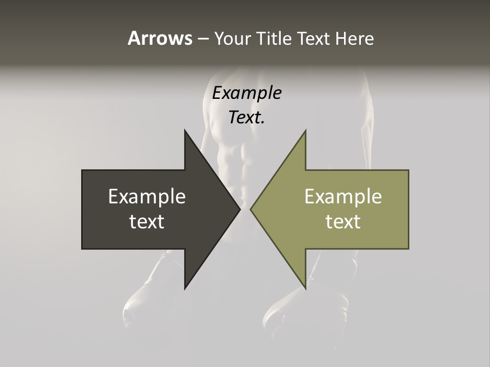 Sports Training Strongman Young Man PowerPoint Template