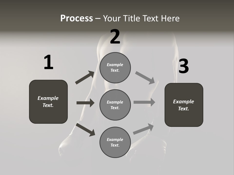 Sports Training Strongman Young Man PowerPoint Template