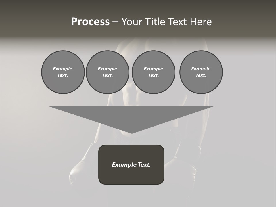 Sports Training Strongman Young Man PowerPoint Template