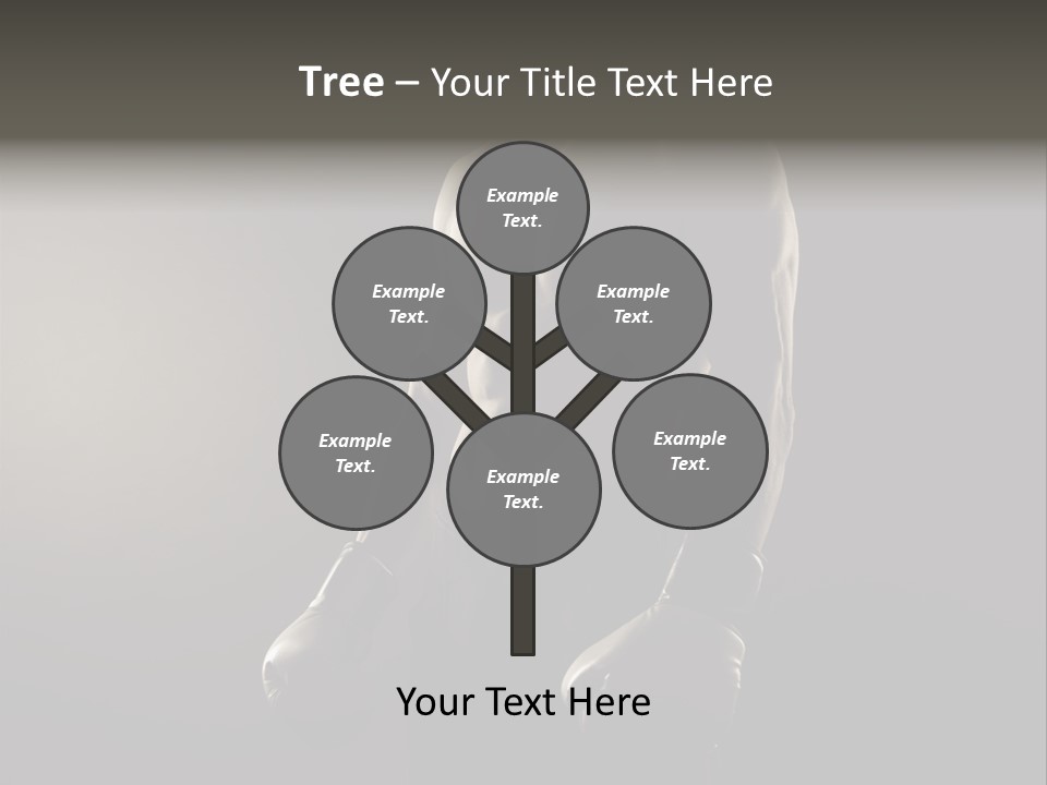 Sports Training Strongman Young Man PowerPoint Template