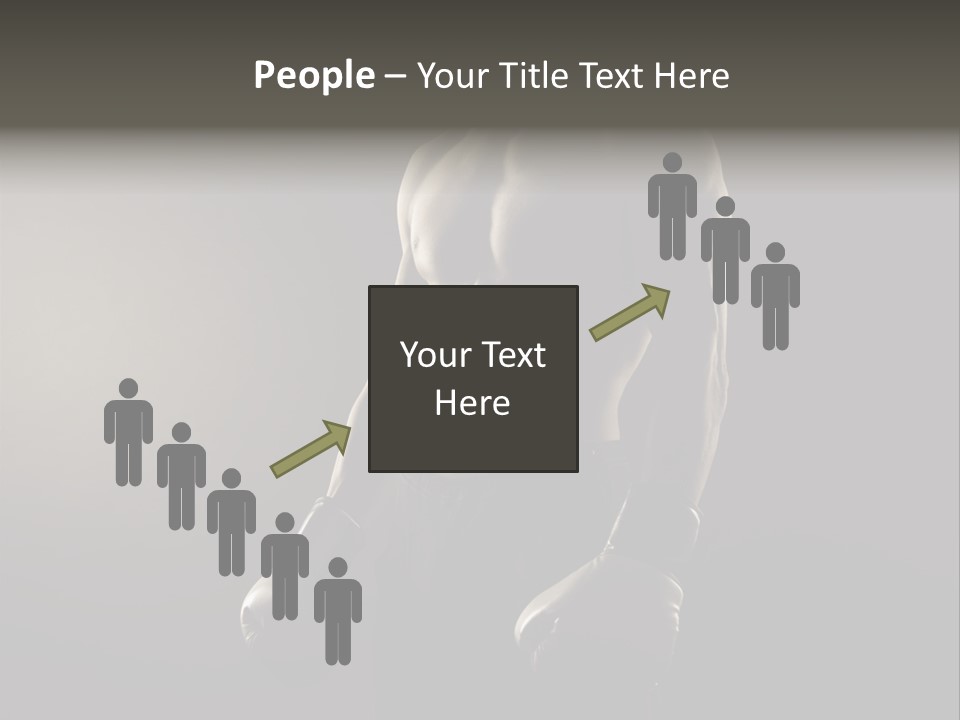 Sports Training Strongman Young Man PowerPoint Template