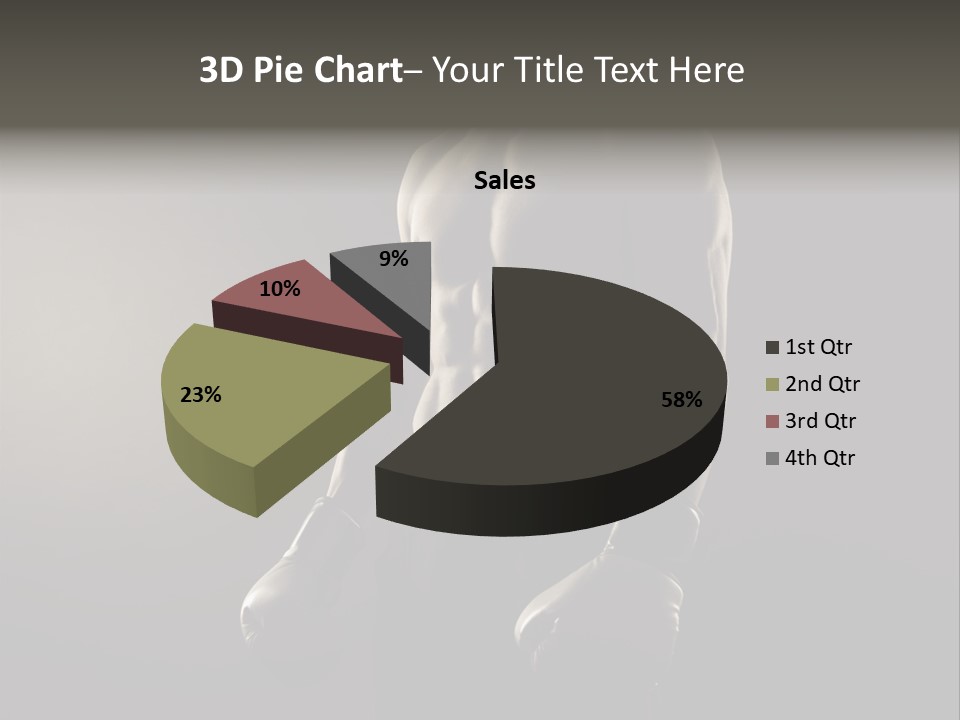 Sports Training Strongman Young Man PowerPoint Template
