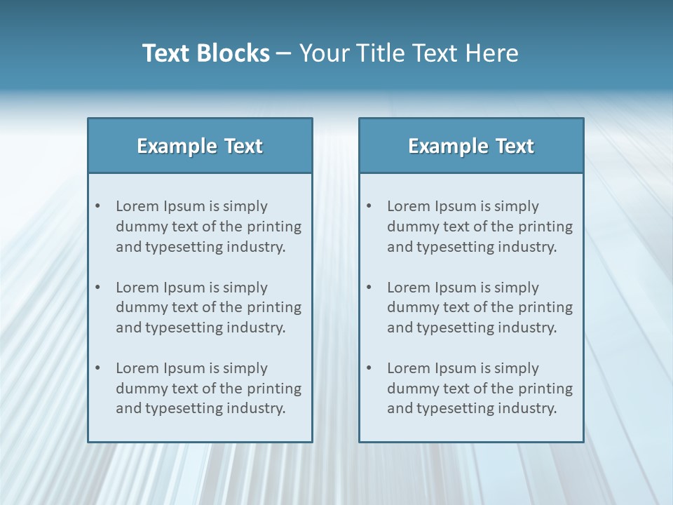 Commercial Transparent Wall PowerPoint Template