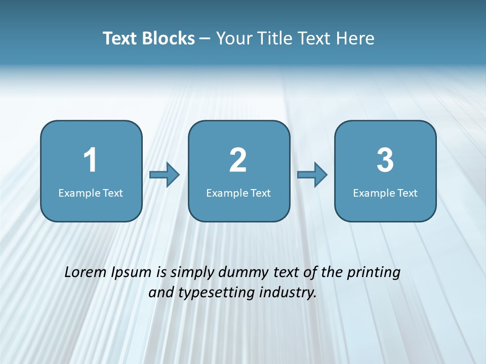 Commercial Transparent Wall PowerPoint Template