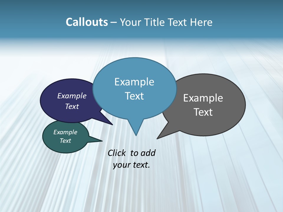 Commercial Transparent Wall PowerPoint Template