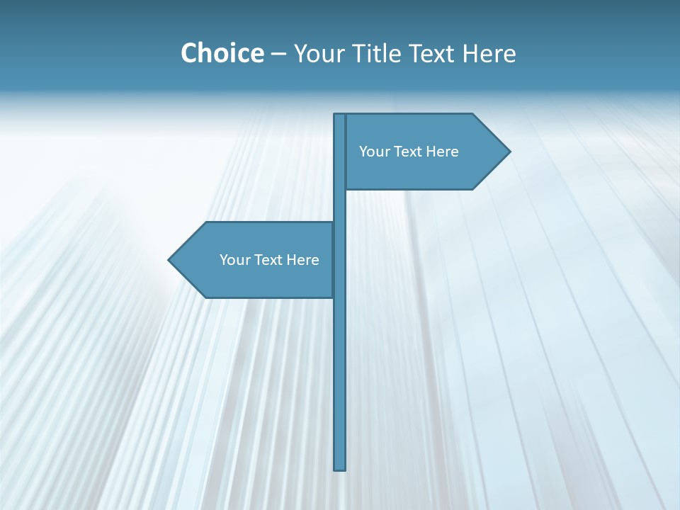 Commercial Transparent Wall PowerPoint Template