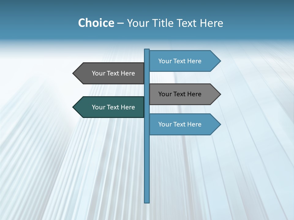 Commercial Transparent Wall PowerPoint Template