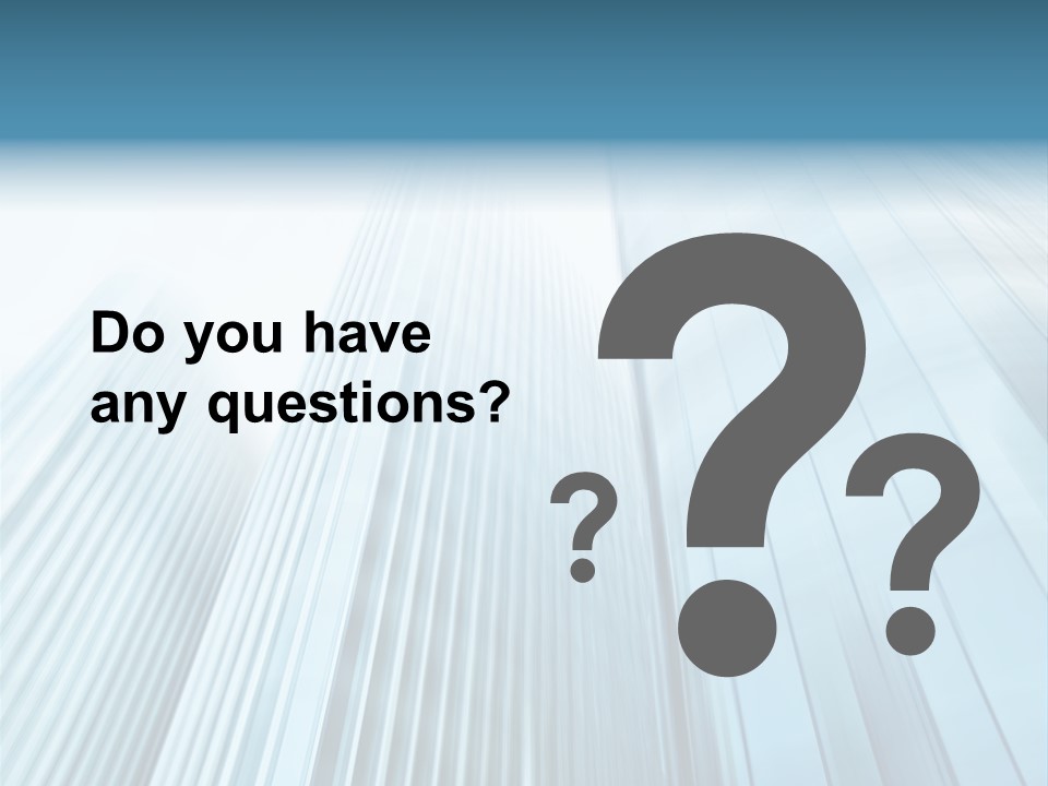 Commercial Transparent Wall PowerPoint Template