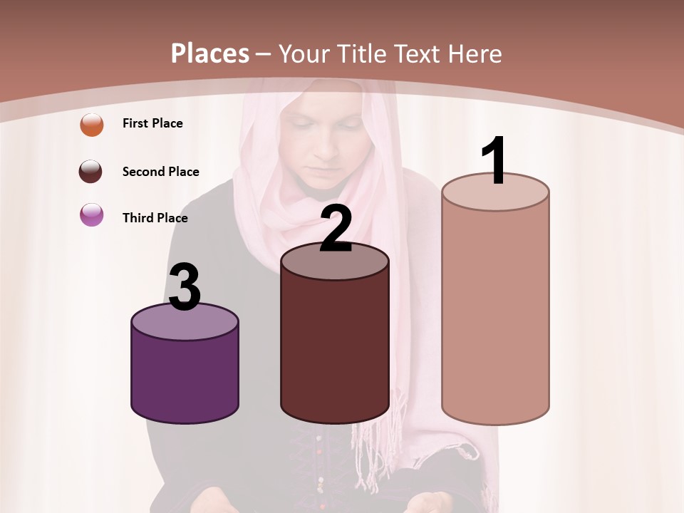 Woman Muslim Quran PowerPoint Template
