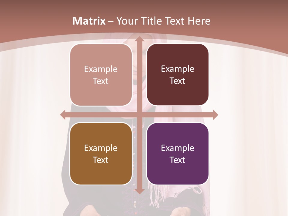 Woman Muslim Quran PowerPoint Template