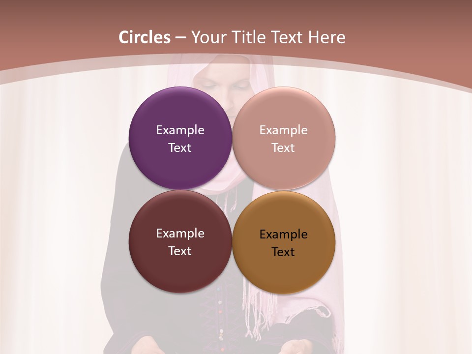 Woman Muslim Quran PowerPoint Template