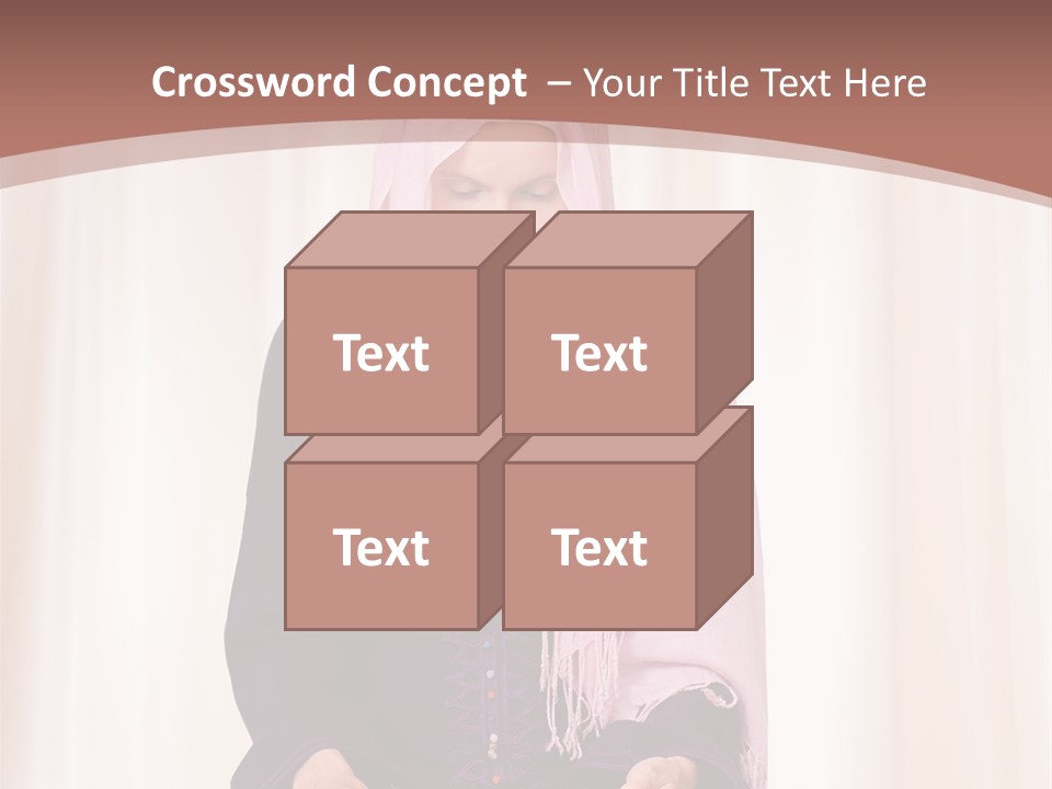 Woman Muslim Quran PowerPoint Template