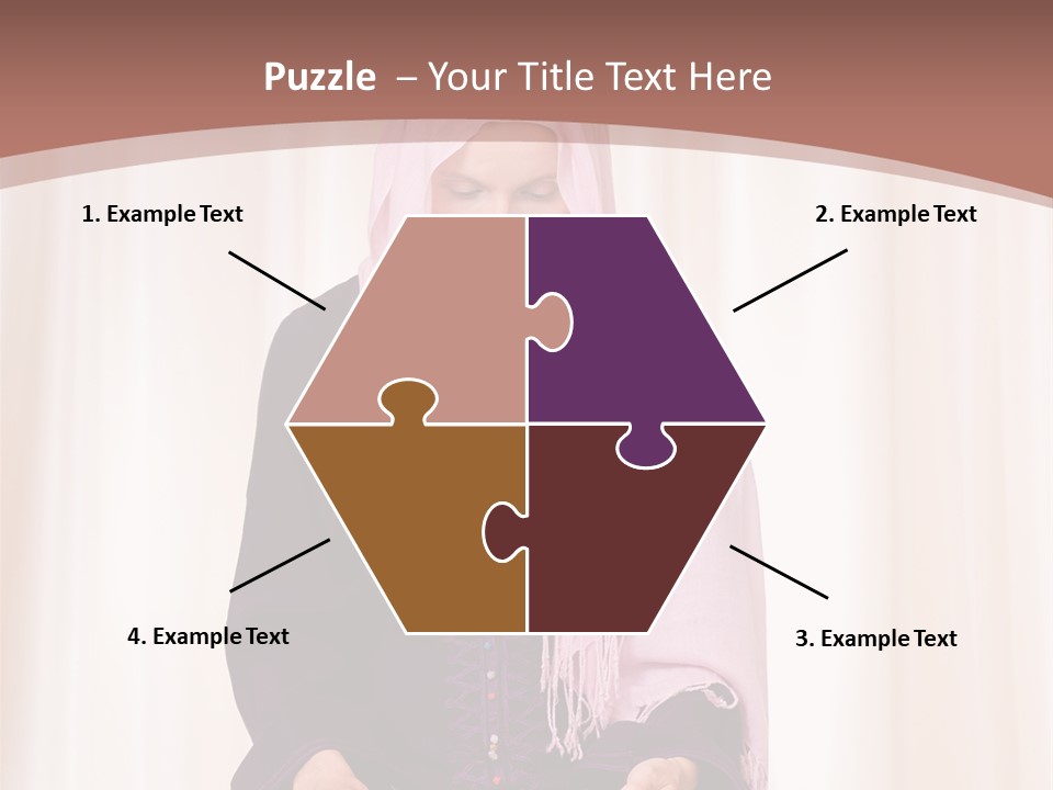 Woman Muslim Quran PowerPoint Template