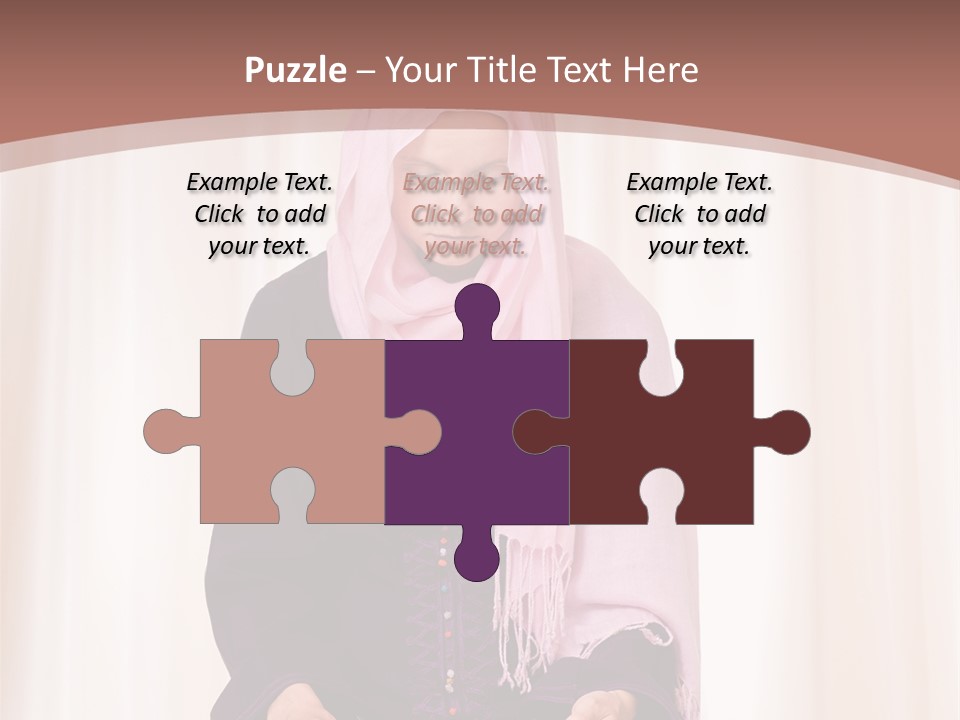 Woman Muslim Quran PowerPoint Template