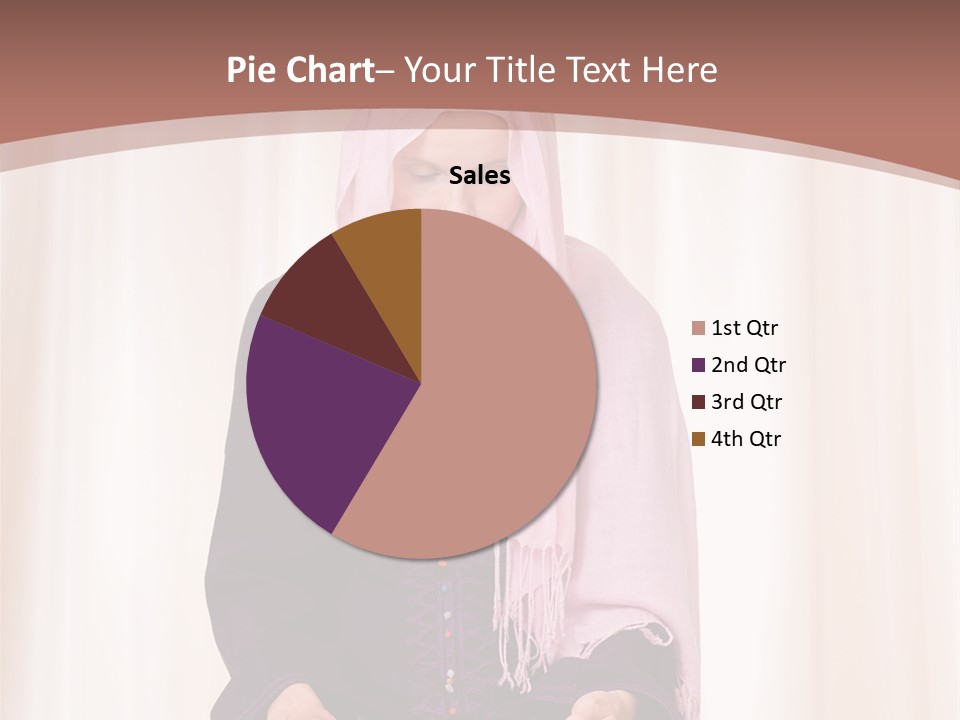 Woman Muslim Quran PowerPoint Template