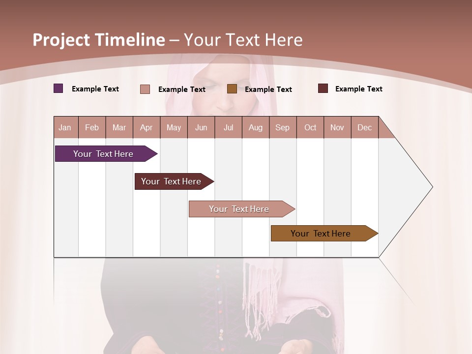 Woman Muslim Quran PowerPoint Template