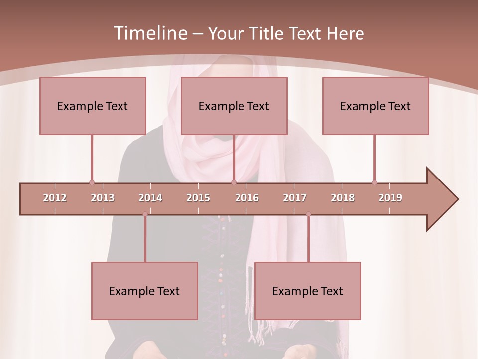 Woman Muslim Quran PowerPoint Template
